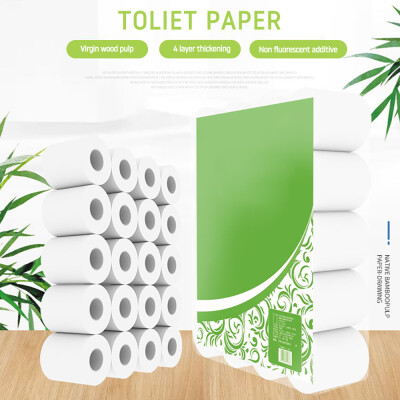 

Toilet Paper Roll Paper Towel 20 Rolls Pack 4 Layers Of Toilet Paper Roll Household Toilet Paper Coreless Paper Towel