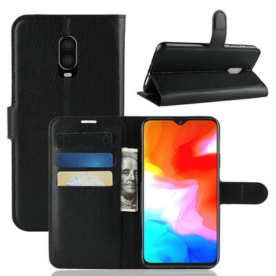 

for OnePlus 6T A6013 WIERSS Wallet Phone Case for OnePlus 6T A6013 for OnePlus 6 A6003 Flip Leather Cover Case Etui Fundas