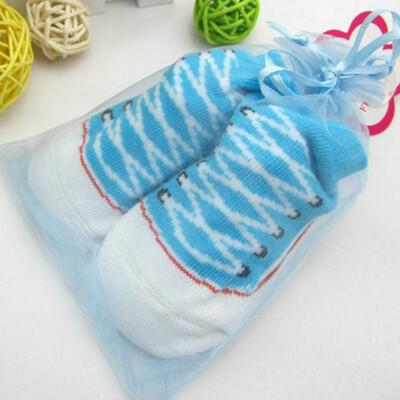 

Girl Boy Kids Newborn Cotton Sock Shoes Warm Soft Anti-Slip Boots 0-12 Months