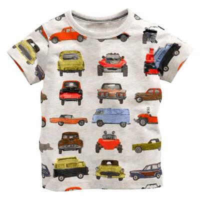 

Children T Shirt Boys Girls T-shirt Baby Clothing Little Boy Girl Summer Shirt Cotton Tees Cartoon Clothes