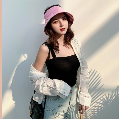 

Double-sided cap children summer Korean version sunshade ins empty top cap travel 100 sets of ultraviolet sun cap