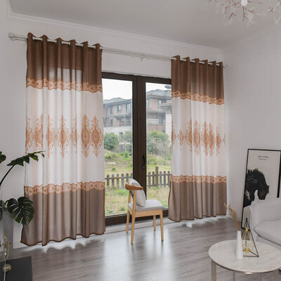 

Toponeto Leaves Sheer Curtain Tulle Window Treatment Voile Drape Valance 1 Panel Fabric