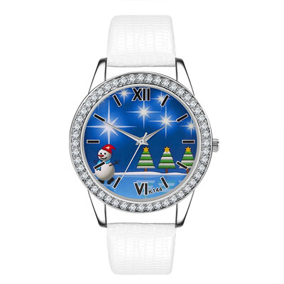 

〖Follure〗Women Watch Christmas Leather Band Analog Quartz Vogue Wrist Watches Gift
