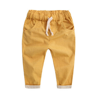 

Baby Boys girls pants new spring kids clothing cotton baby long trousers baby girl Pencil Pants baby boys girls clothing LH7s