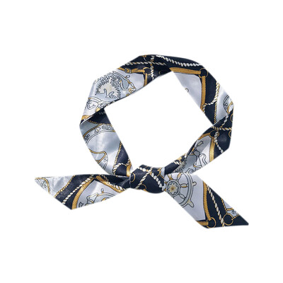 

Scarf Women Korean Autumn Stylish Silk Scarf Small Ribbon Colorful Elegant All-match Concise Printed Personality Neckerchief
