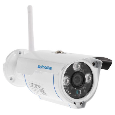 

szsinocam 1080P Wireless WIFI HD Bullet IP Camera 20MP 3 Array IR LEDS 13 CMOS 4mm Lens H264 P2P Waterproof Support Night Vi