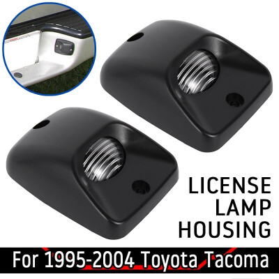 

Black Rear Bumper License Plate Lights Lamps Replacement For 95-04 Toyota Tacoma