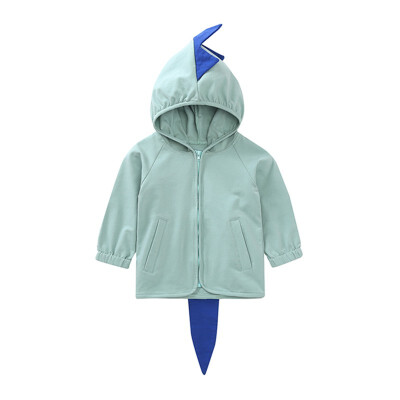 

Hot Sale Autumn Kids Baby Boy Girl Coat Clothes Cotton Hooded Solid Long Sleeve Tops Outerwear Sweatshirt Toddler Zip Clothes