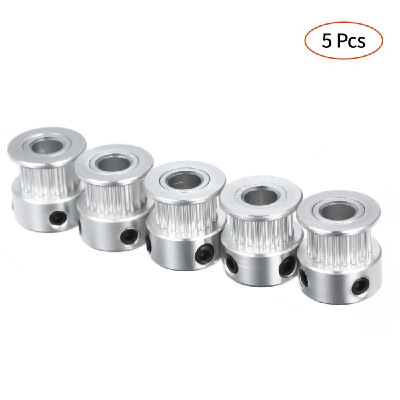 

5pcs Pulleys GT2 Idler Pulley GT2 Timing Pulley Timing Belt Pulley Synchronous Wheel for 3D Printer