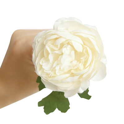 

Gobestart Artificial Fake Western Rose Flower Peony Bridal Bouquet Wedding Home Decor BU