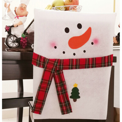 

Toponeto Christmas Santa Hat Dining Chair Back Covers Party Xmas Table Decoration