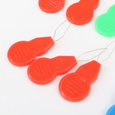 

10pcs Plastic Wire Needle Threader Sewing Handwork Wire Punch Tools Crafts Thread Guide