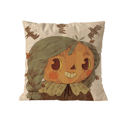 

〖Follure〗Happy Halloween Pillow Cases Polyester Sofa Cushion Cover Home Decor
