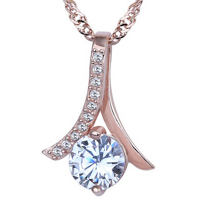 

Fashion S925 Sterling Silver Necklace Girl Sweet Pendant Trinkets Jewelry