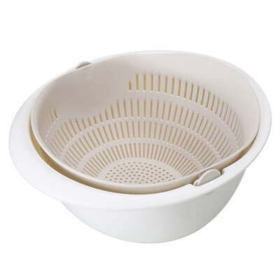 

Multi-functional Fruit Drain Basket Household Kitchen Flip Lid Type Vegetable Drain Basket