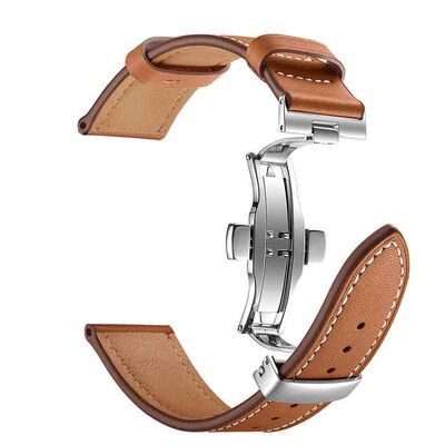 

〖Follure〗Butterfly buckle Leather Wrist Watch Strap Band For IWatch Apple Watch 4 40mm