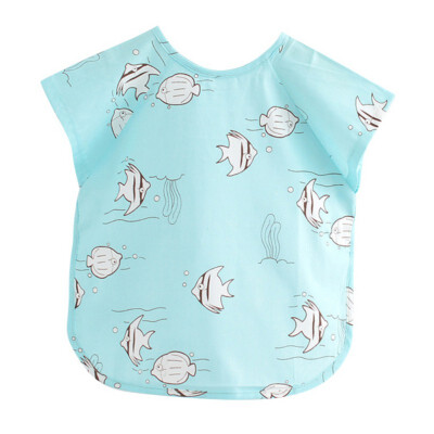 

Cute Fashion Childrens Waterproof Saliva Eating Bib Baby Clothes Anti-wear Wash Easy Clean c