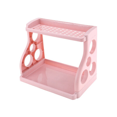 

Kitchen Double Layer Spicy Spice Shelf Storage Rack Jar Bottle Storage Organizer