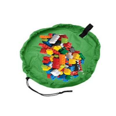 

Kids Play Mat Folding Picnic Blanket Toy Storage Bag Shoulder Bag Portable Multifunctional Activity Round Rug