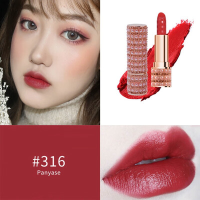 

Pearl Diamond Lipstick Non-stick Cup Waterproof Long Lasting Colorfast Moisturizing Matte Lipstick