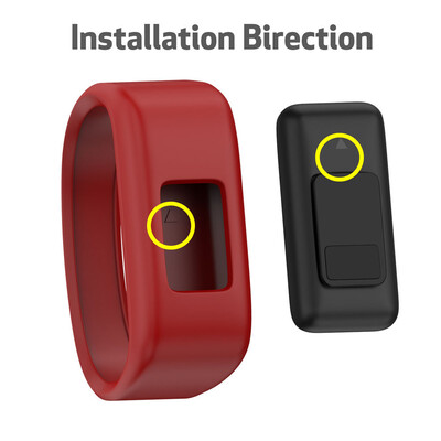 

〖Follure〗Small Replacement Wrist Band Silicon Strap Clasp For Garmin vivofit JR Watch BK