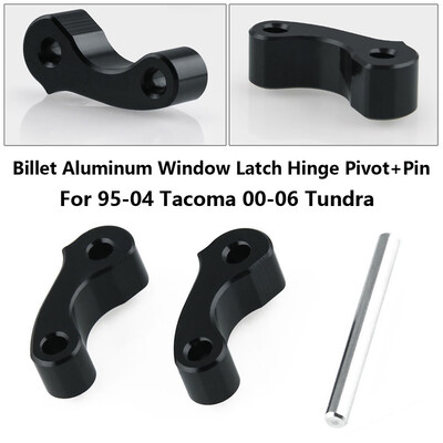 

2pcs Car Black Window Latch Hinges Pivotpin Accessories For Tacoma 1995-2004