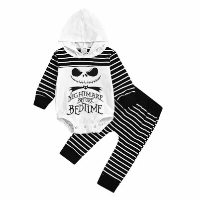 

Baby romper Newly Baby Halloween Costume Baby Clothes Winter Autumn Cartoon Printed Long Sleeve Round Collar Casual Jumpsuit Set