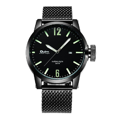 

Ou Lei new mens watch mesh weaving strap luminous waterproof fashion casual calendar mens watch manufacturers wholesale 3194 Ora