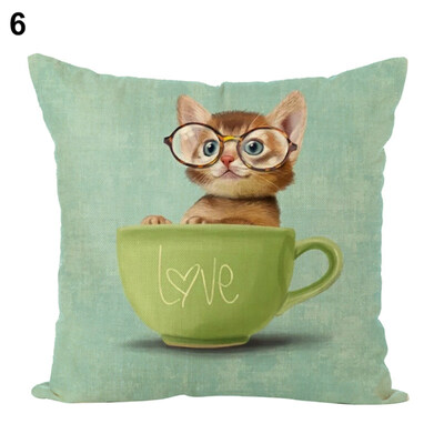 

Boxing CatPanda Soft Pillow Case Cushion Cover Sofa Car Home Cafe Decoration