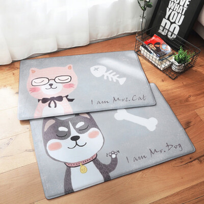 

Home Absorbent Pad Cute Soft Mat Kitchen Rug For Bathroom Door Pad Machine Washable Non-slip Home Textile Rug Household Items