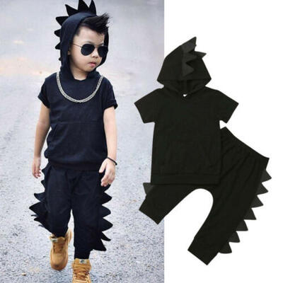 

Toddler Kids Baby Boy Girl Outfit Clothes T-shirt TopsLong Pants Set