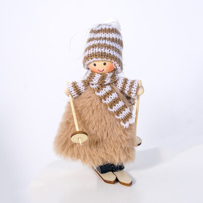

Tailored Ski Doll Cute Christmas Tree Ornaments Holiday Decoration