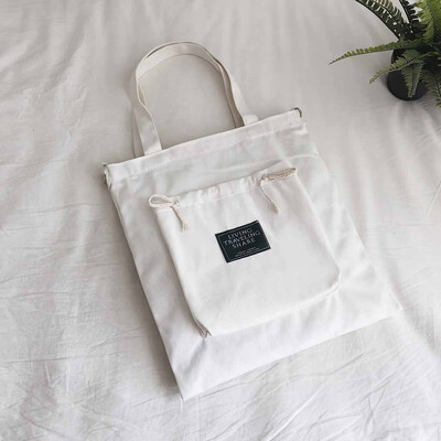 

Tailored Women 2019 Simple Letter Canvas Bag Student Shoulder Bag Girl Fashion Handbag