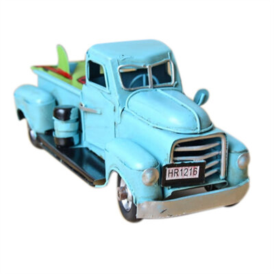 

Siaonvr Vintage Red Metal Truck Christmas Ornament Kids Xmas Gifts Toy Table Top Decor
