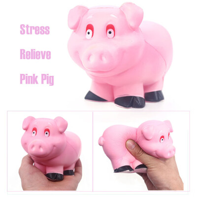 

YIWULASimulation Cute Pink Pig Super Slow Rising Scented Relieve Stress Toy