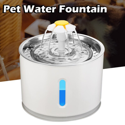 

24L Automatic USB LED Electric Pet Water Fountain CatDog Drinking Dispenser