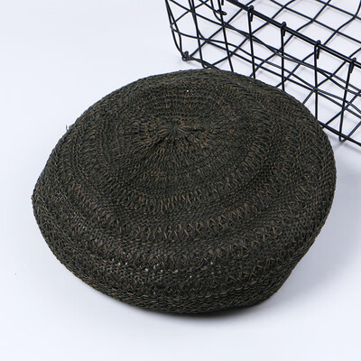 

Korean version of the spring&autumn new bud Hat outdoor Joker fashion pumpkin Hat solid color hollow knit berets