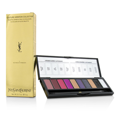 

YVES SAINT LAURENT - Couture Variation Collector 10 Colour Lip & Eye Palette - 5 Nothing Is Forbidden 5g017oz