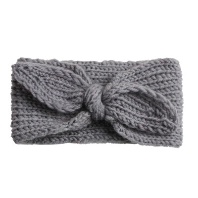 

Baby Cute Rabbit Ears Knit Hairband Baby Hair Accessories New Knitting Headbands For Girls Children Elastic Headwear 0-6Y