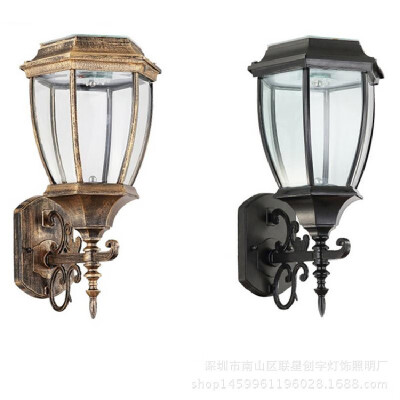 

Manufacturers wholesale solar wall lamp home outdoor wall landscape lights garden courtyard lighting wall LED lights