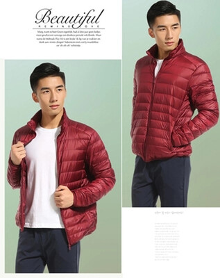 

2018 Winter men Ultralight Jacket White Duck Down Jacket Men Down Jackets Outdoors Winter Male Casual down jacketCoat