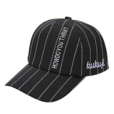 

Kids Ball Hat Baby Boys Girls Spring Casual Baseball Cap Children Adjustable Breathable Striped Letter Printed Hats