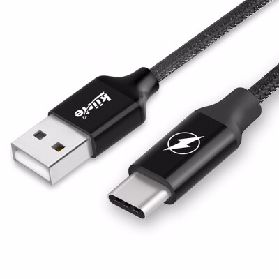

USB Type C Cable Kiirie 1Pack1M Nylon Braided Cord Fast Charger with Reversible Connector for LG NexusGoogle Huawei