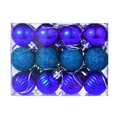 

Siaonvr 24Pcs 30mm Christmas Xmas Tree Ball Bauble Hanging Home Party Ornament Decor