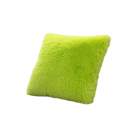 

12 Colors Plush Pillowcase Cushion Home Pillow Case Cover Retro Simple Throw Supplies 43x43cm