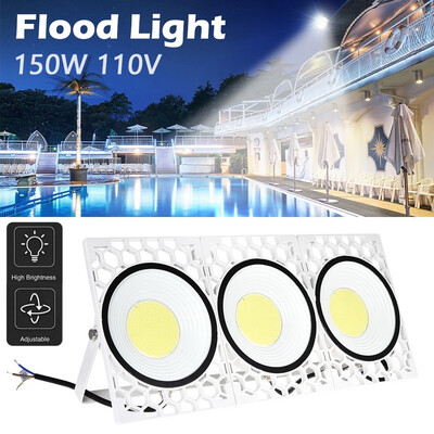 

150W Flood Light 110V IP65 Waterproof Lamp for Gardens Outdoor Parking Streets