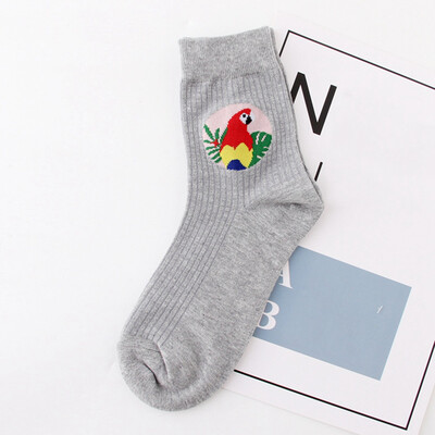 

Ladies Womens Girls Fashion Socks Comfortable Parrot Birds Cockatoo Pattern