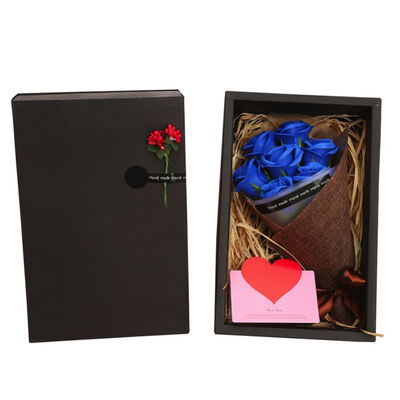 

Seven Soap Flowers Light Handmade Artificial Flower Box Valentines Day Teachers Day Gift Home Garden Festive Party Supplies