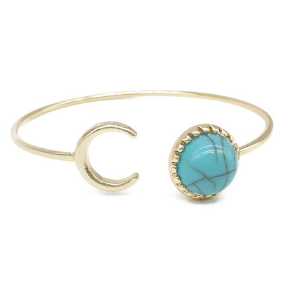

New Fashion Gypsy Vintage National Bracelet Wind Boximiyasongshi Moon Sun Bracelet Opening Jewelry