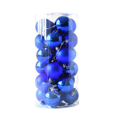 

24pcs Shiny&Polshed Glossy Christmas Tree Ball Ornaments Decorations 15